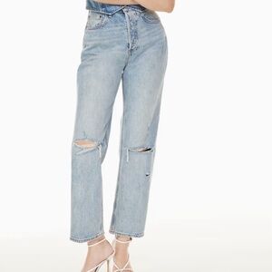 Denim Forum The Joni High Rise Loose Jeans